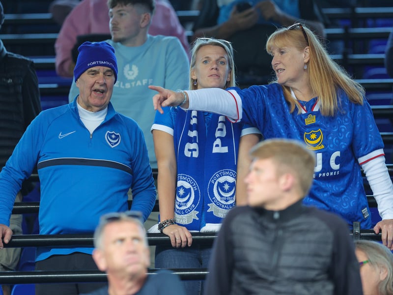 There were 2,001 Pompey fans who made the trip to Portman Road to watch the Blues fall to a 2-1 defeat against Ipswich Town.