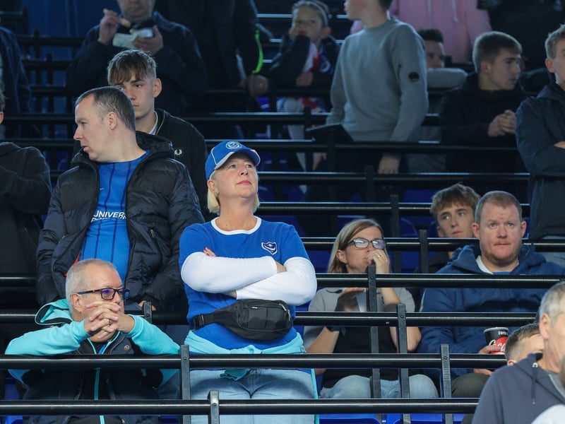 There were 2,001 Pompey fans who made the trip to Portman Road to watch the Blues fall to a 2-1 defeat against Ipswich Town.