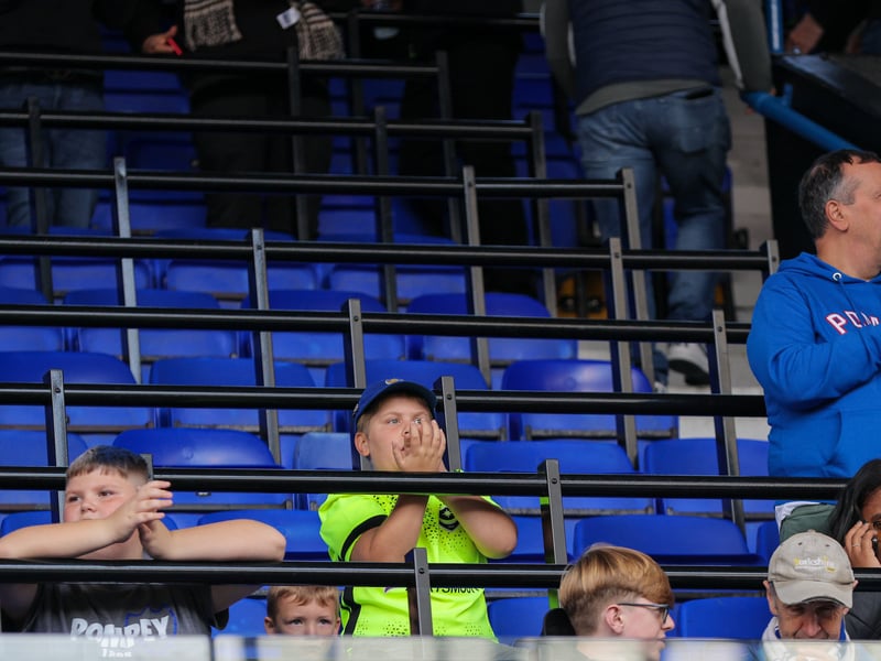 There were 2,001 Pompey fans who made the trip to Portman Road to watch the Blues fall to a 2-1 defeat against Ipswich Town.