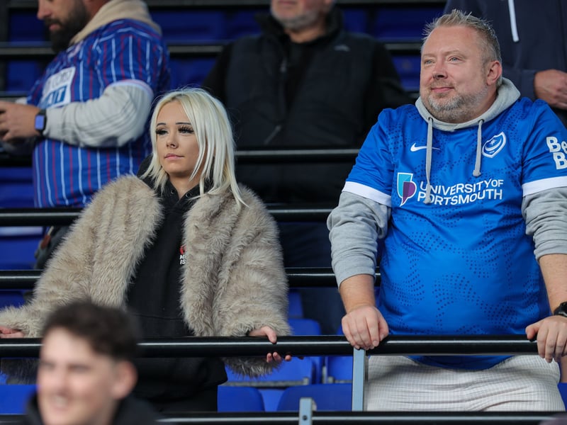 There were 2,001 Pompey fans who made the trip to Portman Road to watch the Blues fall to a 2-1 defeat against Ipswich Town.