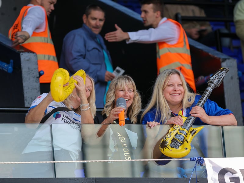 There were 2,001 Pompey fans who made the trip to Portman Road to watch the Blues fall to a 2-1 defeat against Ipswich Town.