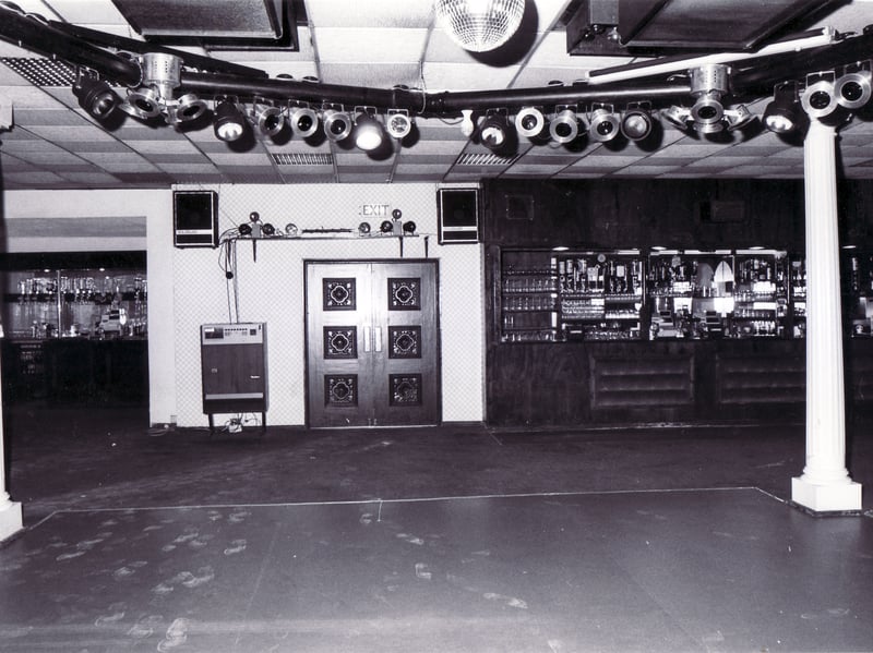 The dance floor at the newly refurbished Beeches Restaurant, Rotherham, in September 1986