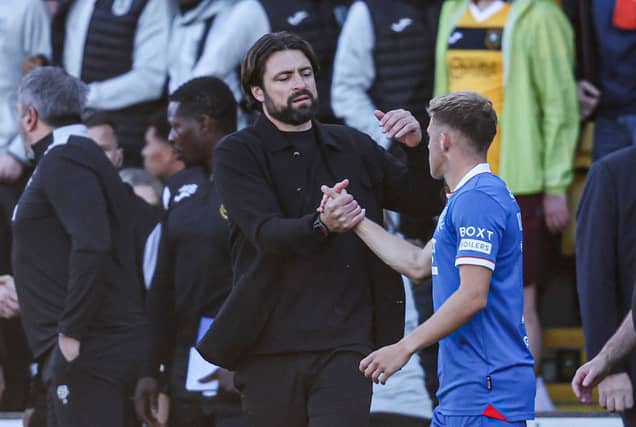 Russell Martin has decisions to make as he takes his side to Sturm Graz in the Europa League this week. Cr: SNS Group.