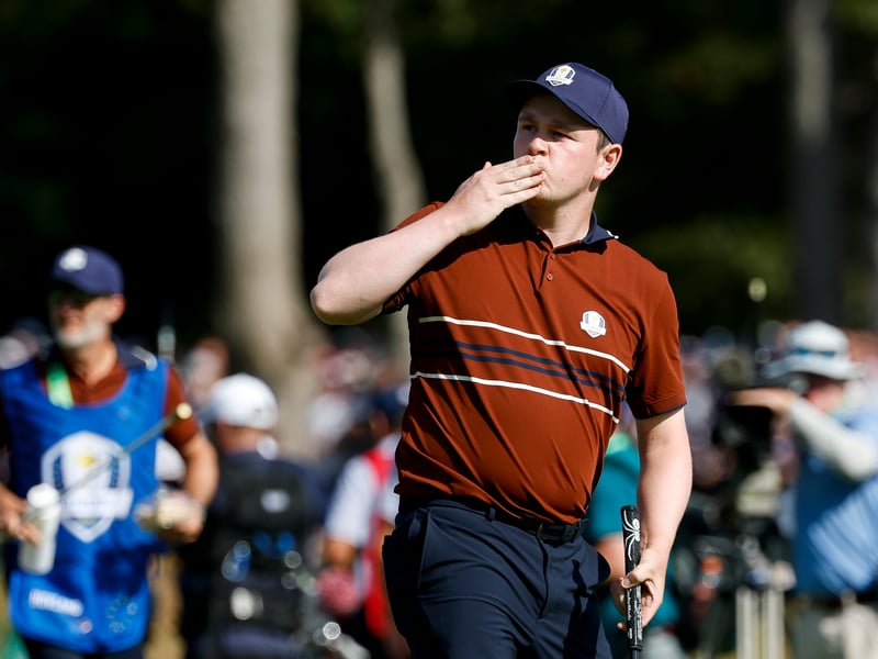 The Oban man suffered his first Ryder Cup defeat on the opening morning before bouncing back alongside Hovland on day two then signing off with a tie. 6/10