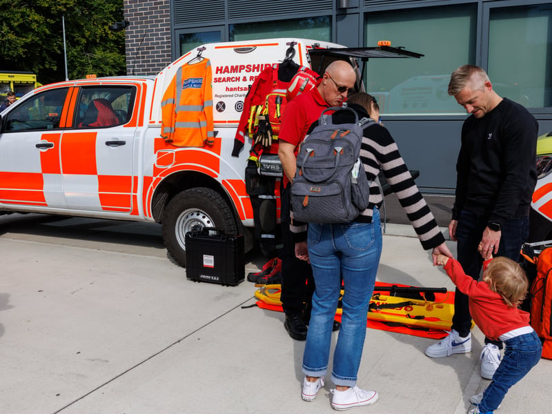 Guests enjoyed meeting the fire crew and learning about their work
Picture:Marcin Jedrysiak