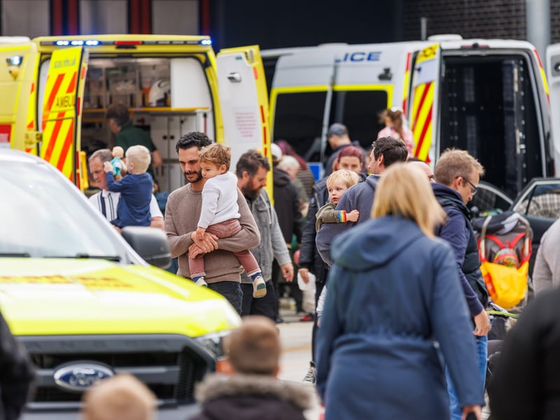 The open day gave the public a close-up look at emergency vehicles and equipmentt
Picture:Marcin Jedrysiak