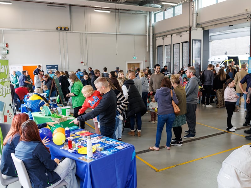 Many people has attended to see Cosham fire station Picture:Marcin Jedrysiak