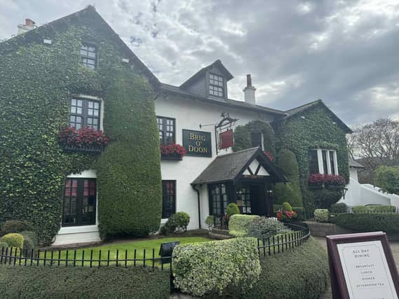 The front of the stunning hotel on High Maybole Road.