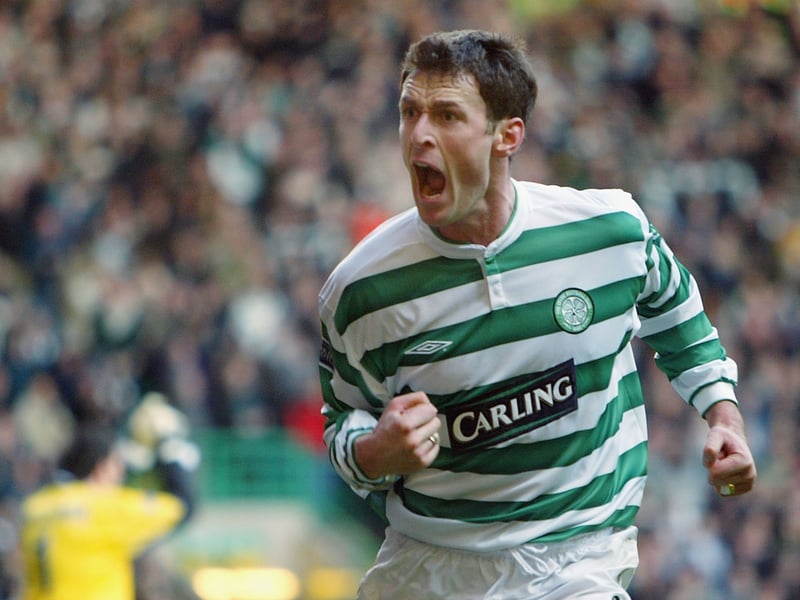 One of the best Celtic forwards in recent times, the ex-Chelsea striker helped the Hoops win three titles, three Scottish Cups, and one Scottish League Cup, as well as reaching the UEFA Cup final. Left in 2005 to sign for Birmingham City, before he controversially moved across the city to link up with his former Celtic boss O'Neill at Aston Villa, though he played just five games in claret and blue. After a less than successful spell as manager of Lincoln City, Sutton moved into media work and has been a regular pundit and commentator for Sky Sports for many years.