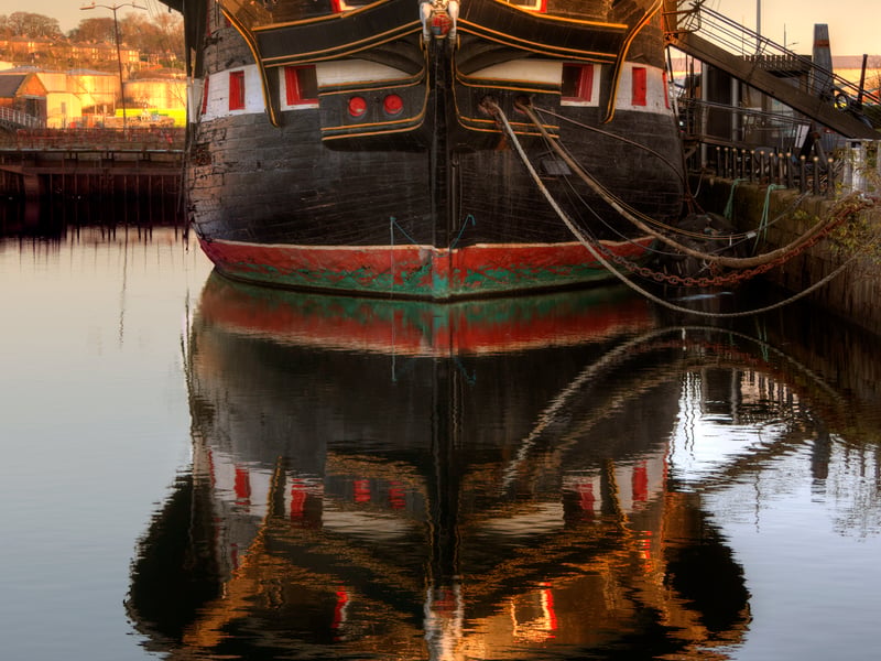 The HMS Unicorn is the most original historic ship still afloat, with over 95 per cent of her original materials intact.