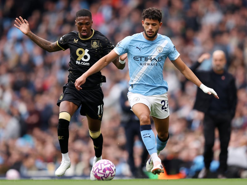 Scored the second of Manchester City's five goals in a 5-1 win over Burnley.