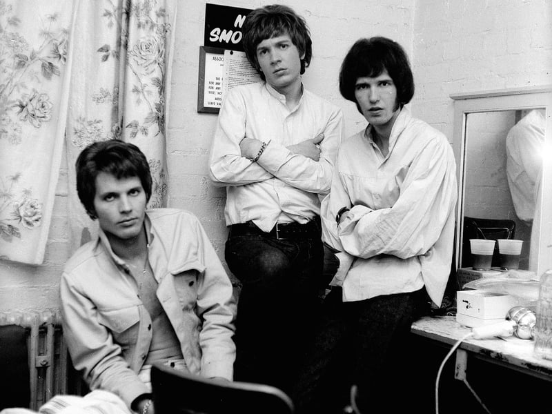 The Walker Brothers, among the pop stars on the same tour bill that stopped off at the ABC Blackpool. Pic taken from Legends On Tour:The Pop Package Tours Of The 1960s by Martin Creasy