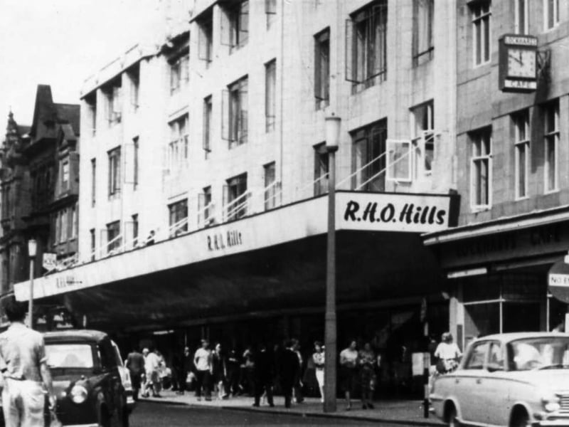 RHO Hills exterior  in the early 1960s showing Lockharts Cafe 