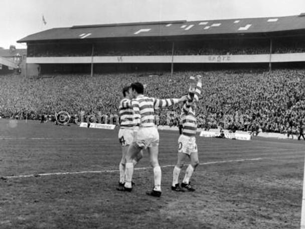 Celtic beat Rangers 4-0 at Hampden Park in front of a crowd of 133,000 in the 1969 Scottish Cup final.