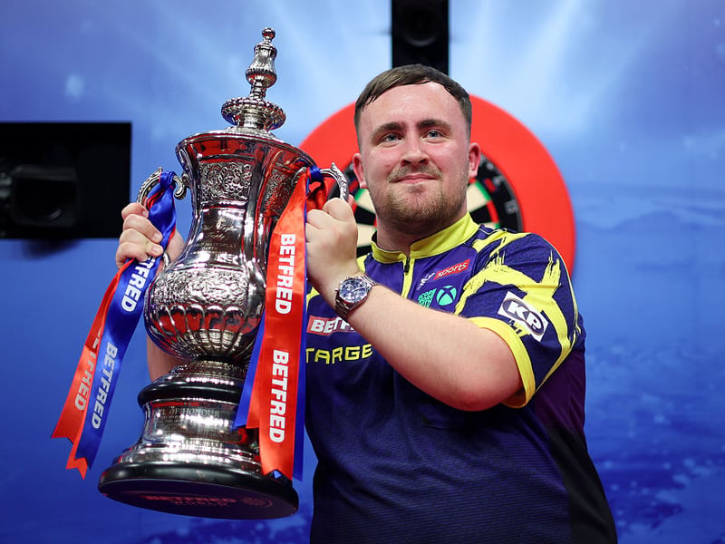Current World Champion and World Matchplay title holder Luke Littler is still second, but catching up on his namesake. The prodigy has banked £1,545,500 in the last 24 months.