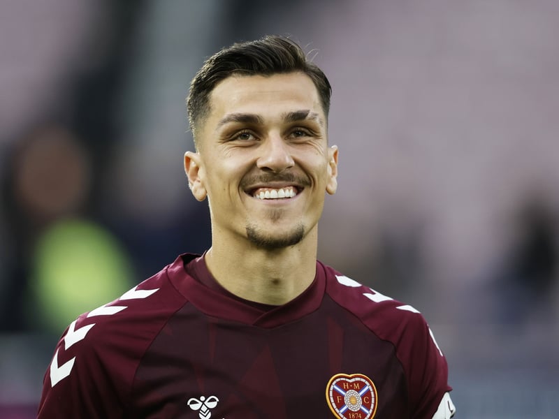 8/10 Lost possession a few times early on. Could have used the ball better but came alive to play a crucial part in both the second and third Hearts goals.