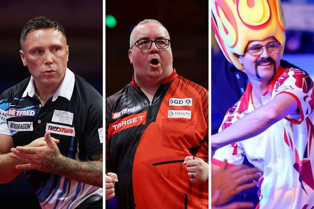Three of the biggest earners in darts.