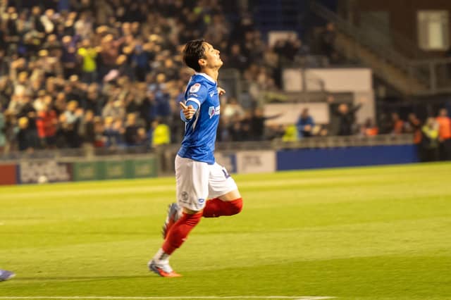 Minhyeok Yang was Jordan Cross' Pompey man of the match against Watford