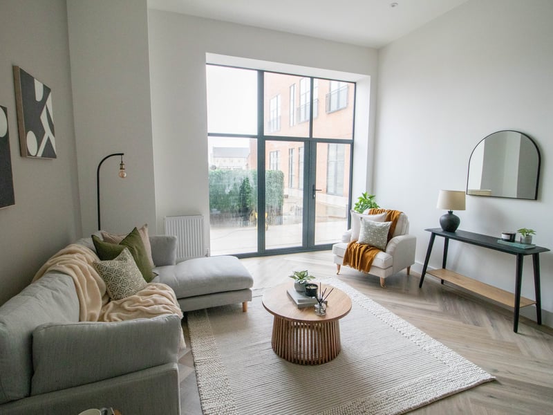 A look inside the former Debenhams site , in Southsea, which has been transformed into 134 residential homes.  


Picture: Habibur Rahman