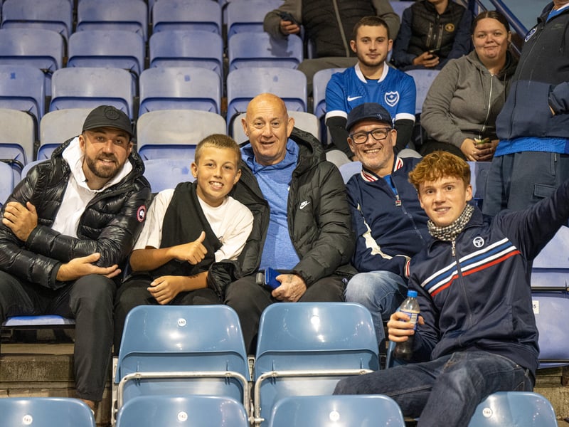 Pompey fans as 19,646 supporters turned out for the clash with Watford. 