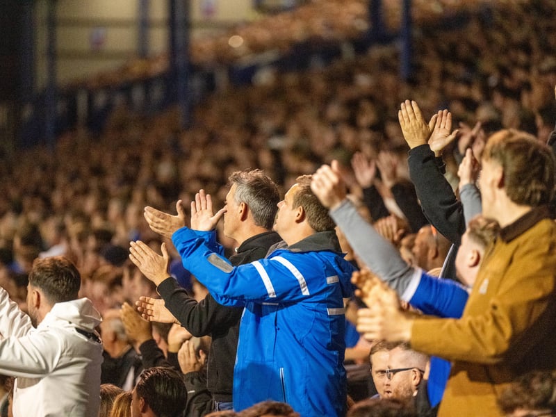Pompey fans as 19,646 supporters turned out for the clash with Watford. 