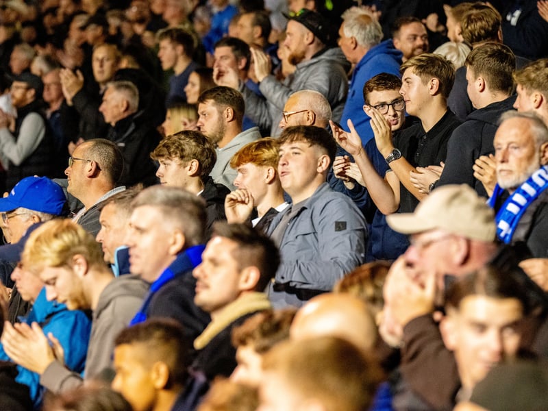 Pompey fans as 19,646 supporters turned out for the clash with Watford.