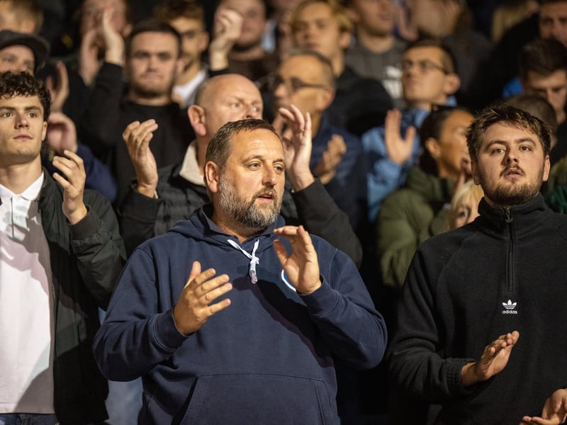 Pompey fans as 19,646 supporters turned out for the clash with Watford.