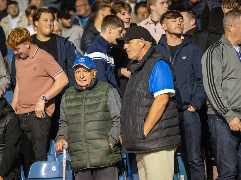 Pompey fans as 19,646 supporters turned out for the clash with Watford. 