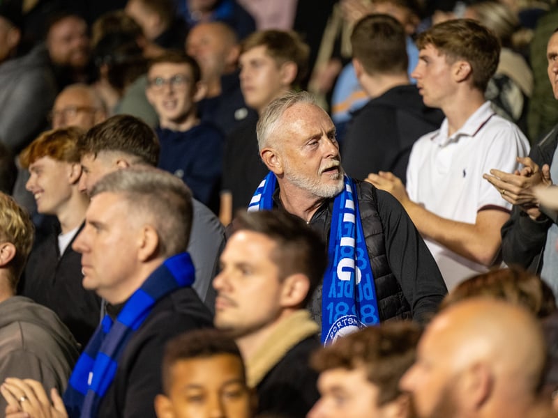 Pompey fans as 19,646 supporters turned out for the clash with Watford.