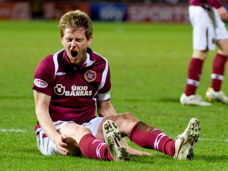The former Jambos captain moved directly from Easter Road to Tynecastle in 2007.
