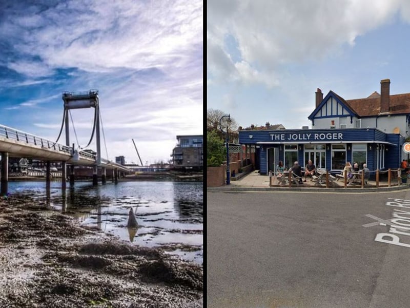 Gosport boasts not only fantastic views of the Solent - but also the best views of Portsmouth too! And a stroll along the eastern shoreline will confirm this, starting at the Hardway Slip carpark area and following the path leading to Heritage Way, past the Explosion Museum towards Millennium Bridge. Once over the other side of the bridge there are a number of places to stop, and get a drink and admire the scenery - or you can carry on into the town centre - and beyond into Haslar and Alverstoke if the mood takes you. a great place to stop and take in the views is the Jolly Roger which has a relaxing atmosphere and has great views across the waterfront.