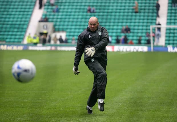 Played a couple of games earlier on in his career for Hearts then finished with Hibs, where he was goalkeeping coach in 2005.