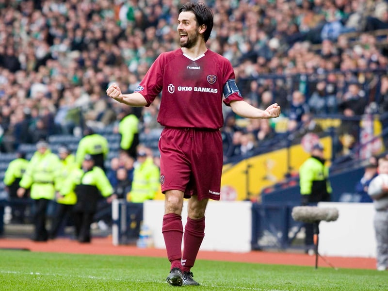 Perhaps the biggest name to cross the divide, the midfielder scored a hat-trick for Hearts in the Scottish Cup Semi Final against his former side in 2006.