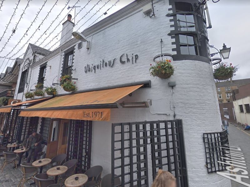 Ubiquitous Chip Restaurant in Ashton Lane has two AA Rosettes. An AA inspector said: "Impeccably sourced Scottish ingredients."