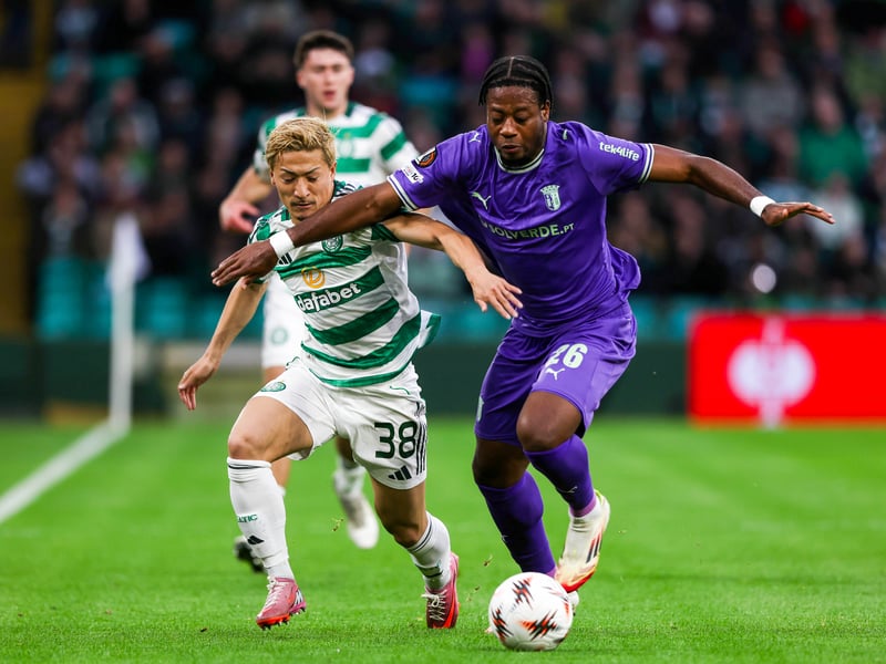 Started on the right of the front three. Small bright moments in the performance, but still a million miles away from the type of Maeda performance Celtic fans have come to know and love.