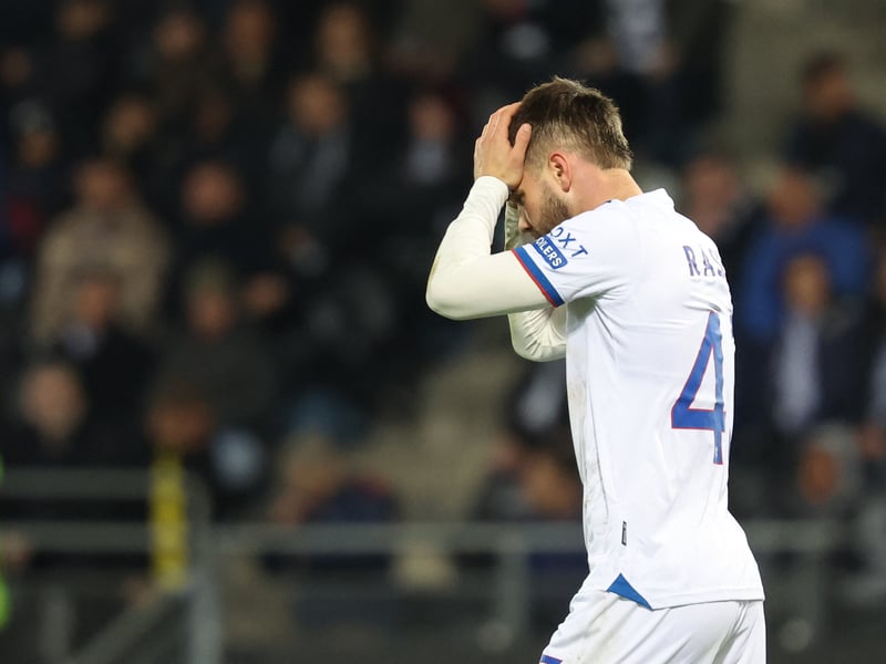 Blazed a decent shooting chance over the bar before half-time. Grew in influence in the second half and his driving runs from midfield were a key factor in pushing Rangers forward for an equaliser which never came. Far from Rangers worst player on the night. 6