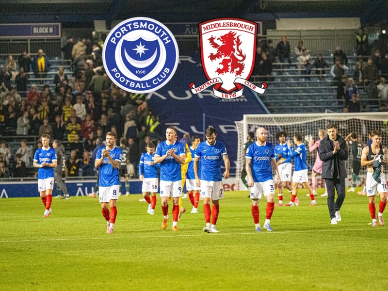 The early team and injury news from both camps as Pompey take on Middlesbrough.