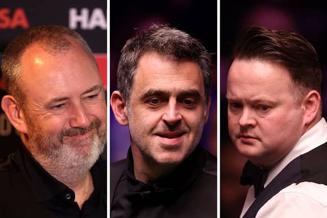 Three of the richest snooker players in history.