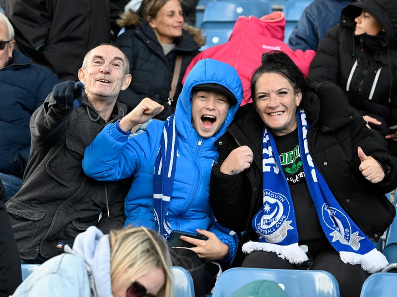 There were 18,239 home fans inside Fratton Park for Pompey's win against Middlesbrough
