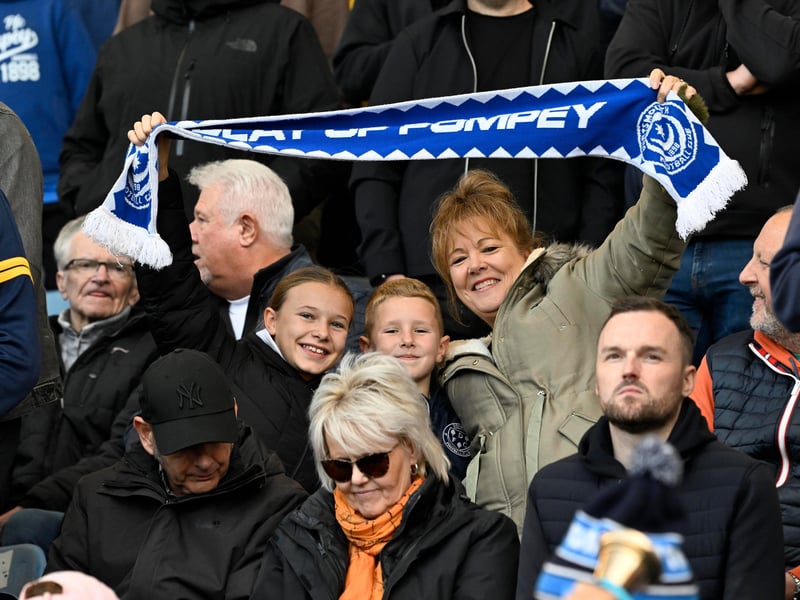 There were 18,239 home fans inside Fratton Park for Pompey's win against Middlesbrough
