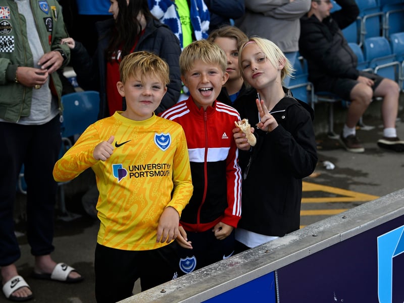 There were 18,239 home fans inside Fratton Park for Pompey's win against Middlesbrough
