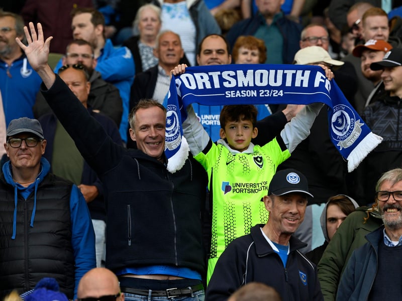 There were 18,239 home fans inside Fratton Park for Pompey's win against Middlesbrough
