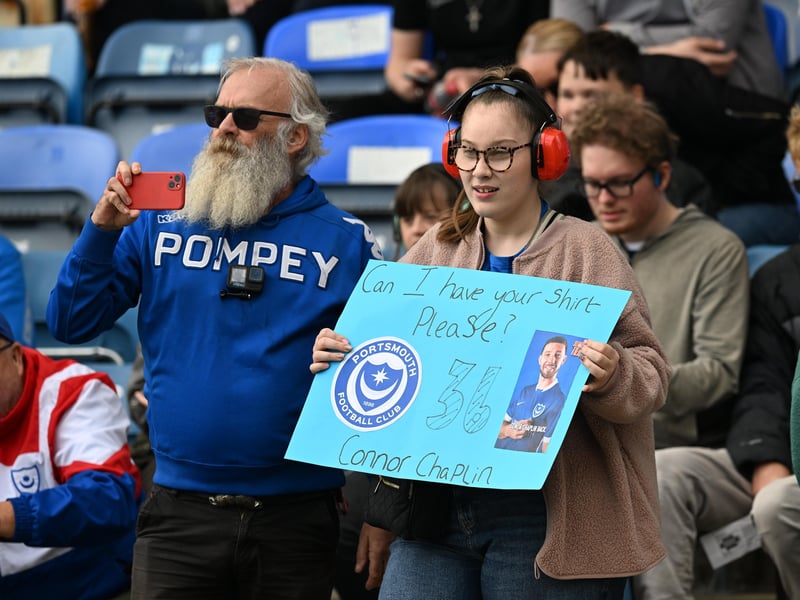 There were 18,239 home fans inside Fratton Park for Pompey's win against Middlesbrough
