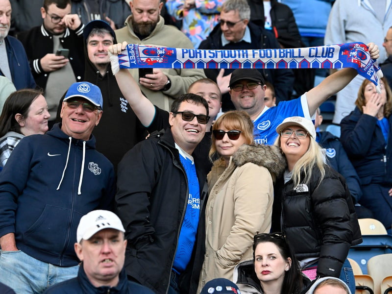 There were 18,239 home fans inside Fratton Park for Pompey's win against Middlesbrough