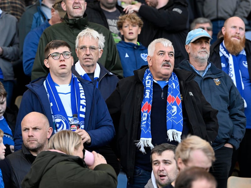 There were 18,239 home fans inside Fratton Park for Pompey's win against Middlesbrough
