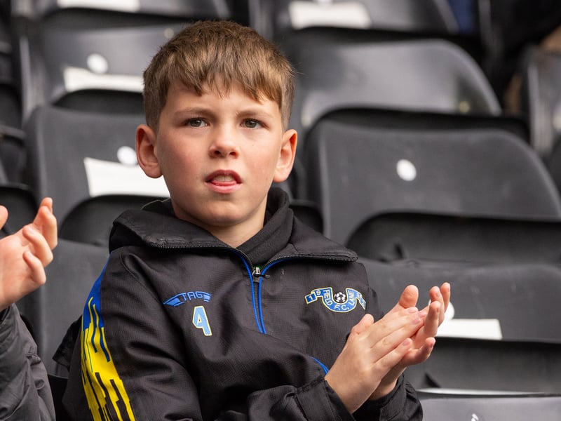 Derby County fans at the Sky Bet Championship match against Southampton at Pride Park
