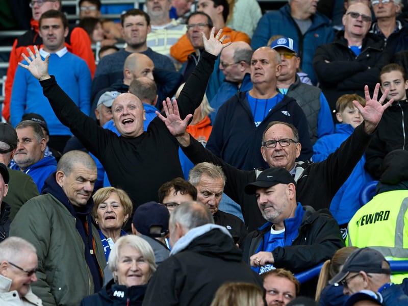 There were 18,239 home fans inside Fratton Park for Pompey's win against Middlesbrough