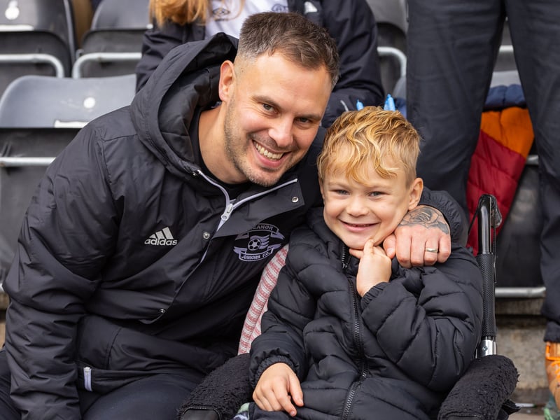 Derby County fans at the Sky Bet Championship match against Southampton at Pride Park