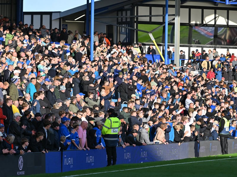 There were 18,239 home fans inside Fratton Park for Pompey's win against Middlesbrough
