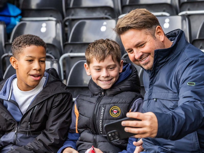 Derby County fans at the Sky Bet Championship match against Southampton at Pride Park